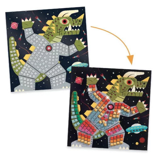 Mozaikkép készítés - Űrcsata - Space battle