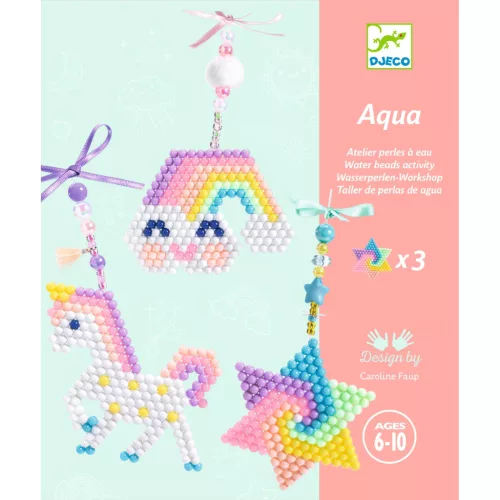 Artistic Aqua - Gyöngyből kép - Rainbow