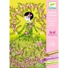 Csillámkép készítés - Csillogó ruhák - Glitter dresses