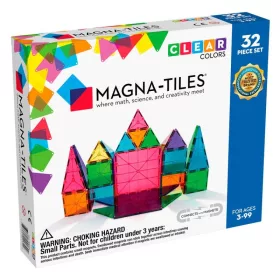 MAGNA-TILES® Clear, mágneses építőjáték, 32 db