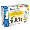 MAGNA-TILES® Clear, mágneses építőjáték, 100 db