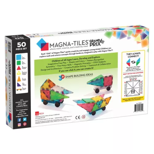 MAGNA-TILES® Grand Prix, mágneses építőjáték