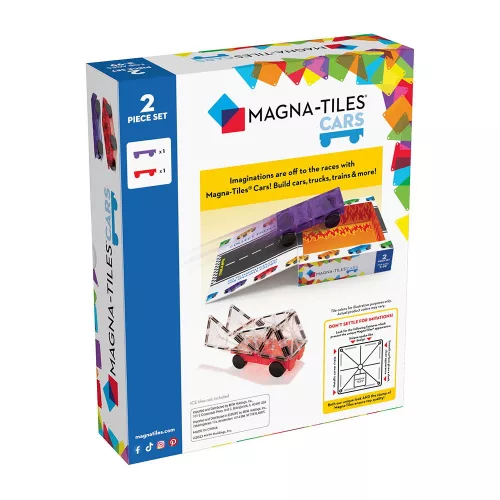 MAGNA-TILES® kiegészítő, lila és piros autó