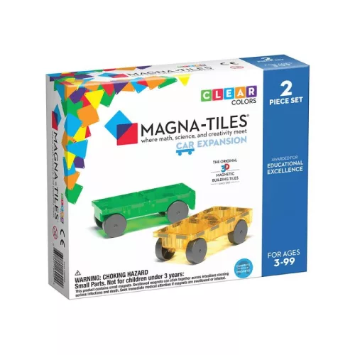 MAGNA-TILES® kiegészítő, zöld és sárga autó