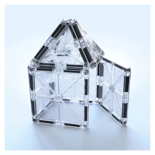 MAGNA-TILES® ICE®, mágneses építőjáték, átlátszó elemek