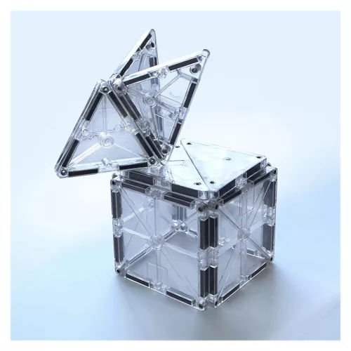 MAGNA-TILES® ICE®, mágneses építőjáték, átlátszó elemek