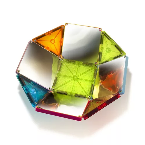 MAGNA-TILES® Stardust, mágneses építőjáték, csillám és tükör