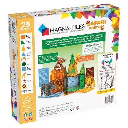 MAGNA-TILES® Szafari, mágneses építőjáték