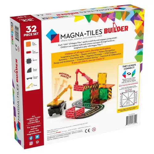 MAGNA-TILES® Builder, mágneses építőjáték