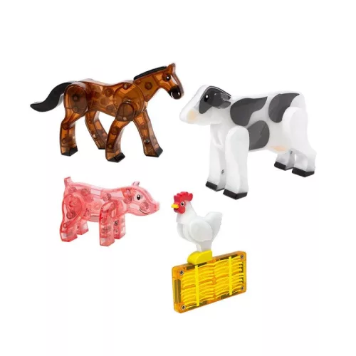 MAGNA-TILES® Farm Animals, mágneses építőjáték