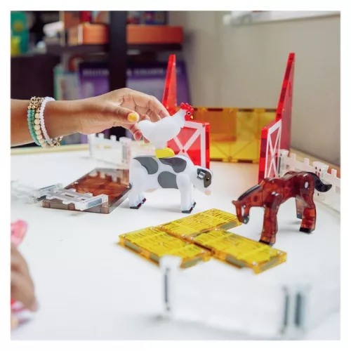 MAGNA-TILES® Farm Animals, mágneses építőjáték