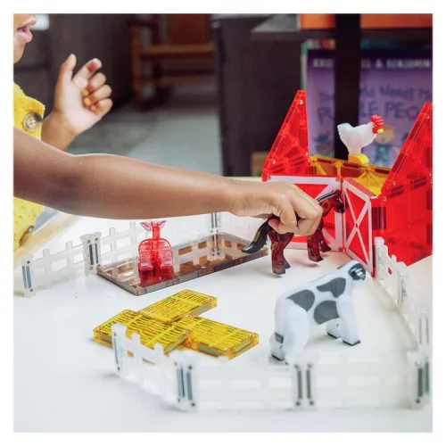 MAGNA-TILES® Farm Animals, mágneses építőjáték