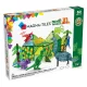 MAGNA-TILES® Dino World XL, 50 darabos mágneses készlet