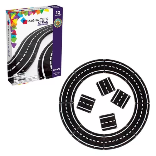 MAGNA-TILES® XTRA Roads, 12 darabos kiegészítő készlet