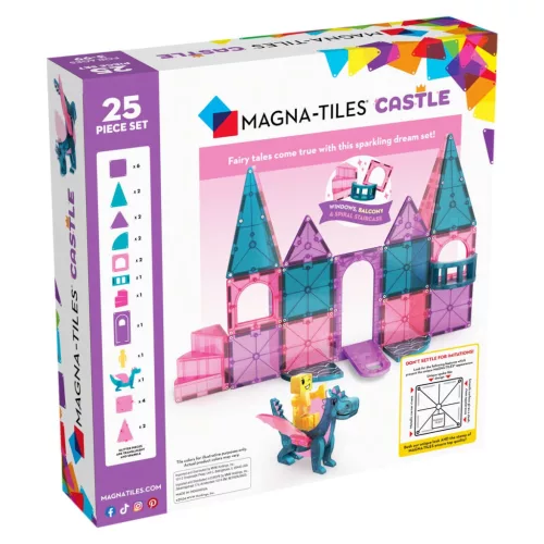 MAGNA-TILES® Kastély, mágneses építőjáték, 25 db