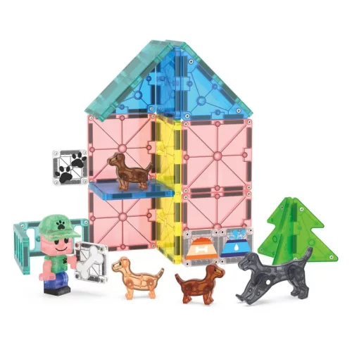 MAGNA-TILES® Kutyuspark, 27 darabos