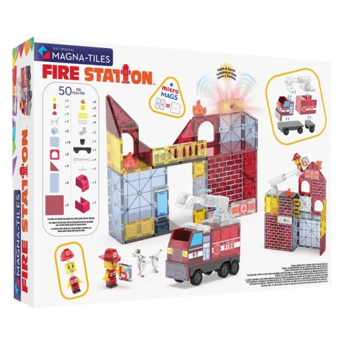 MAGNA-TILES® Tűzoltóság 50db