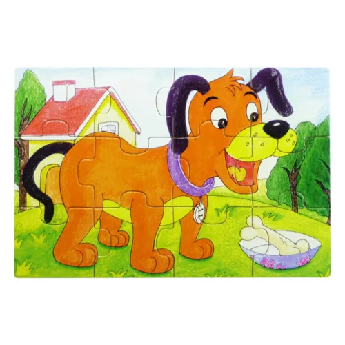 4 db 12 db-os puzzle dobozban (kacsás)