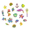 Fa puzzle, színes A3 méretű (hal)