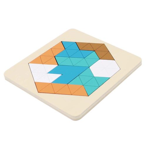 Fa tetrisz játék (négyszög, kék-narancs)