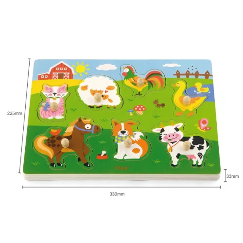Fogantyús puzzle - farmos (hangot adó)