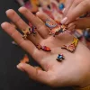 Fa puzzle, színes A4 méretű 122 db-os (hiúz)