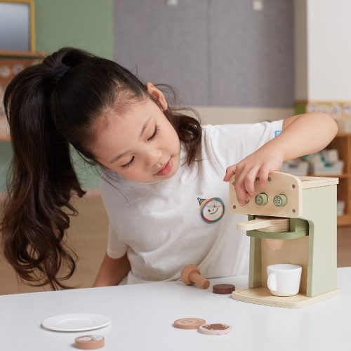 Kávéfőző tartozékokkal (pasztell zöld színben) - PolarB