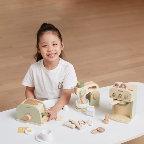 Kávéfőző tartozékokkal (pasztell zöld színben) - PolarB