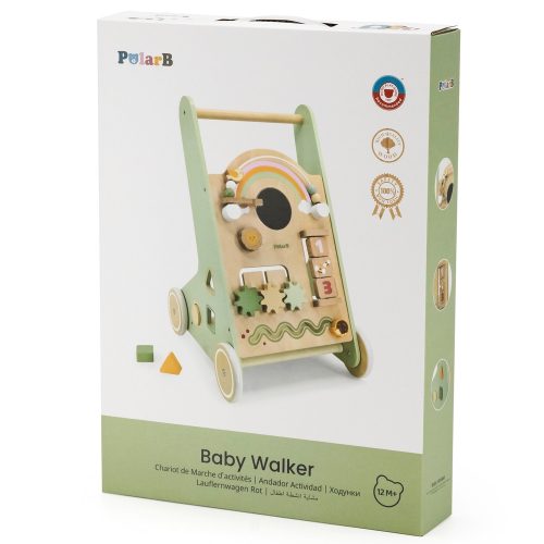 Járásfejlesztő kocsi - pasztell zöld (PolarB)