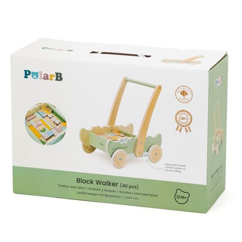 Járásfejlesztő kocsi - krokodilos (PolarB)