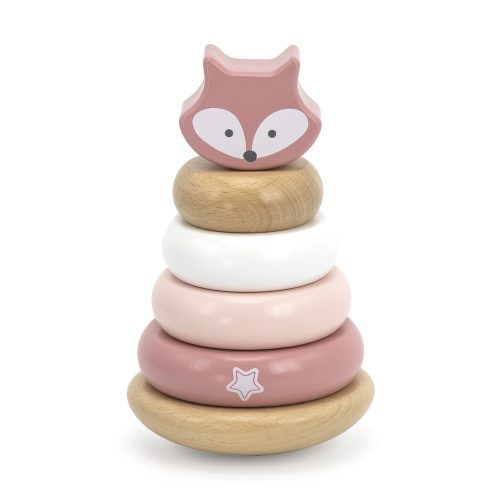 Kalapálos dühöngő és montesszori torony (róka) készletben