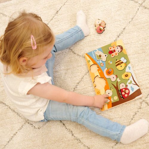 Eichhorn fogantyús puzzle - festett háttérrel