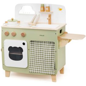 Játékkonyha eszközökkel - zöld (PolarB)