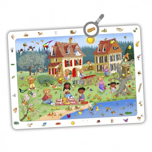 Négy évszak részletkereső flexi puzzle