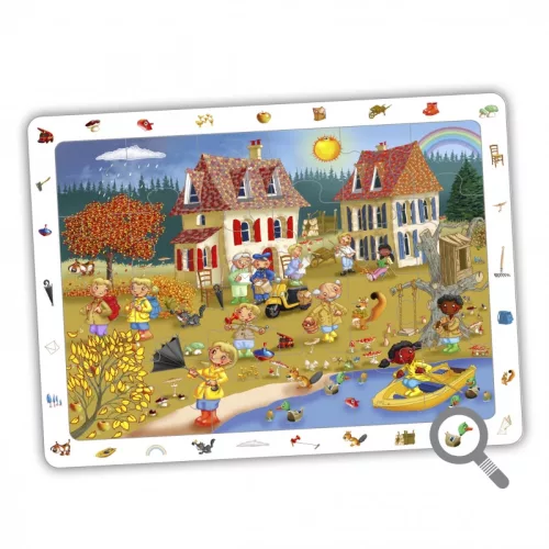 Négy évszak részletkereső flexi puzzle