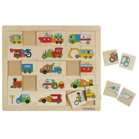 Vidám járművek - Párosító 24 hó+