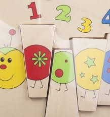 Tanulj számolni a hernyóval! - Puzzle