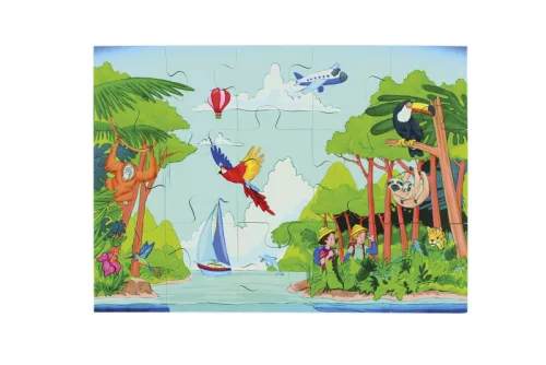Padló puzzle-Tenger és világűr között