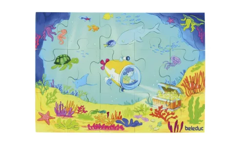 Padló puzzle-Tenger és világűr között
