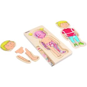 Ismerd meg a tested-lány rétegpuzzle