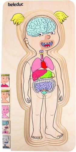 Ismerd meg a tested-lány rétegpuzzle
