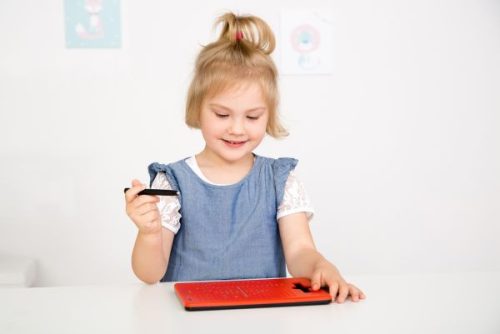 Mágneses rajztábla, kicsi