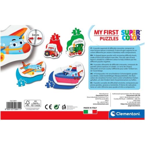 Első puzzle - Járművek 24 hó+