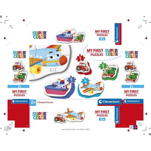 Első puzzle - Járművek 24 hó+