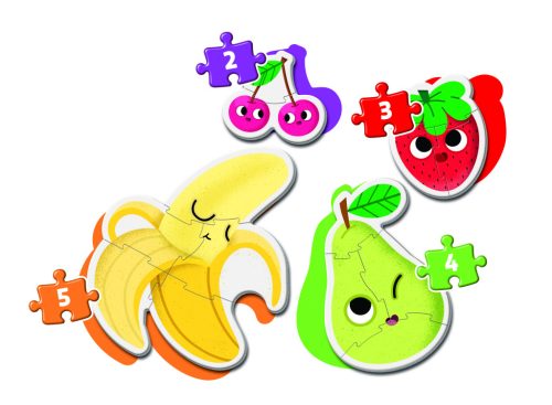 Első puzzle - Gyümölcsök 24 hó+