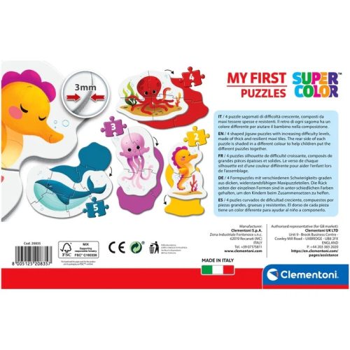 Első puzzle - Tengeri állatok 24 hó+