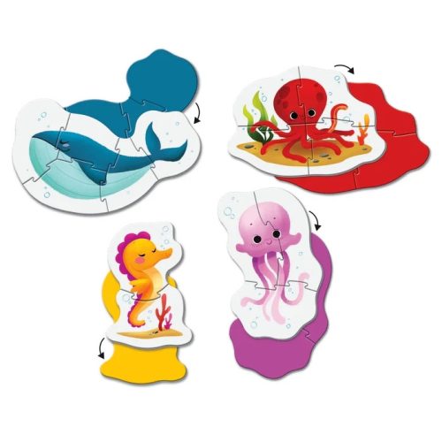 Első puzzle - Tengeri állatok 24 hó+