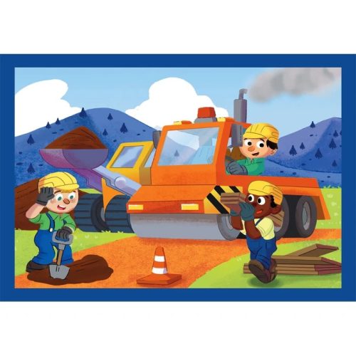 Puzzle 4 az 1-ben - Szorgos munkások