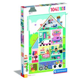 Puzzle 104 darabos maxi - Otthon, Édes otthon