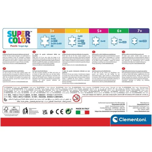 Puzzle 2x20 darabos - Vidám dínók